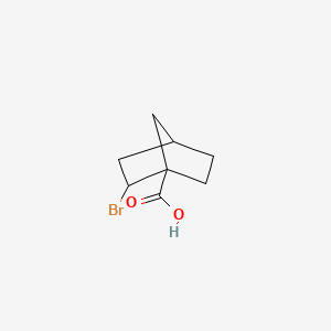 molecular formula C8H11BrO2 B1267070 2-Bromobicyclo[2.2.1]heptane-1-carboxylic acid CAS No. 74830-47-0