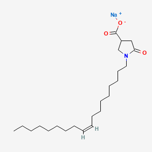 molecular formula C23H40NNaO3 B12670799 Sodium (Z)-1-(octadec-9-enyl)-5-oxopyrrolidine-3-carboxylate CAS No. 94108-42-6