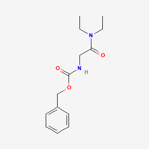 molecular formula C14H20N2O3 B1267082 苄基 N-[(二乙基氨基羰基)甲基]氨基甲酸酯 CAS No. 79990-06-0