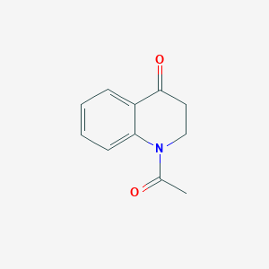 molecular formula C11H11NO2 B1267088 1-Acetyl-2,3-dihydroquinolin-4(1h)-one CAS No. 64142-63-8