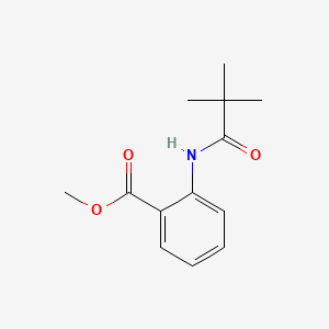 molecular formula C13H17NO3 B12670913 Methyl 2-[(2,2-dimethyl-1-oxopropyl)amino]benzoate CAS No. 84540-62-5
