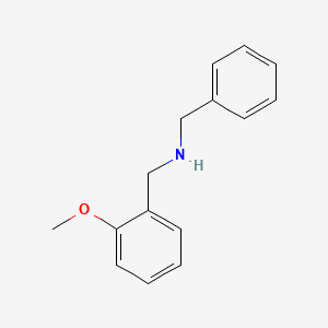 molecular formula C15H17NO B1267092 Benzyl-(2-methoxybenzyl)amine CAS No. 69875-89-4