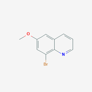 molecular formula C10H8BrNO B1267094 8-溴-6-甲氧基喹啉 CAS No. 50488-36-3