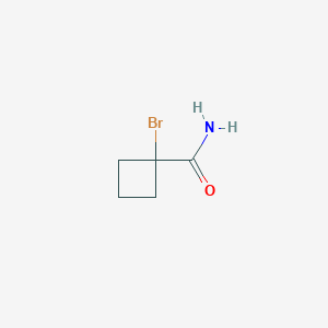 molecular formula C5H8BrNO B1267098 1-Bromocyclobutane-1-carboxamide CAS No. 51175-80-5