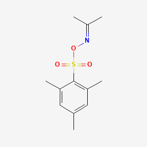 molecular formula C12H17NO3S B1267099 Acetoxime O-(2,4,6-Trimethylphenylsulfonate) CAS No. 81549-07-7
