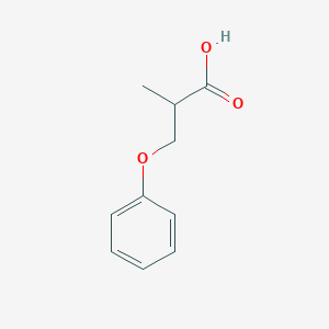 molecular formula C10H12O3 B012671 2-Methyl-3-phenoxypropanoic acid CAS No. 103323-93-9