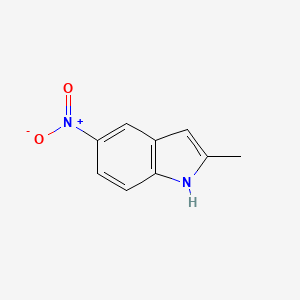molecular formula C9H8N2O2 B1267103 2-甲基-5-硝基-1H-吲哚 CAS No. 7570-47-0