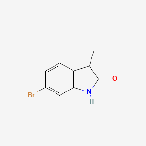 molecular formula C9H8BrNO B1267104 6-Bromo-3-methylindolin-2-one CAS No. 90725-50-1