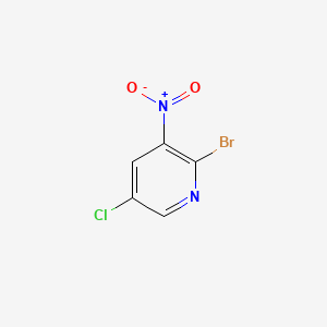 molecular formula C5H2BrClN2O2 B1267106 2-Bromo-5-chloro-3-nitropyridine CAS No. 75806-86-9
