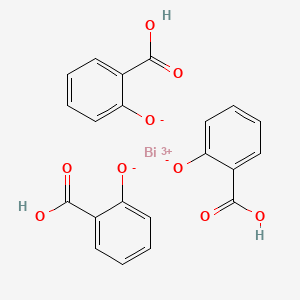 molecular formula C21H15BiO9 B12671066 Bismuth salicylate CAS No. 19034-57-2