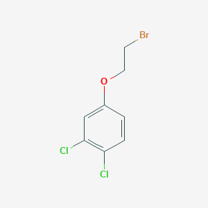 molecular formula C8H7BrCl2O B1267109 4-(2-Bromoethoxy)-1,2-dichlorobenzene CAS No. 3245-41-8