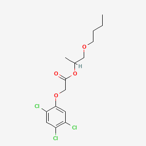 molecular formula C15H19Cl3O4 B12671159 2,4,5-T-butometyl CAS No. 7173-98-0