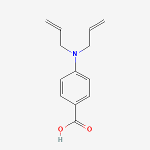 molecular formula C13H15NO2 B1267117 4-[Bis(prop-2-enyl)amino]benzoic acid CAS No. 35754-95-1