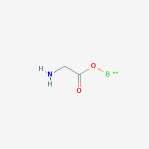 molecular formula C2H4BNO2 B12671181 Boron glycinate CAS No. 2493271-83-1