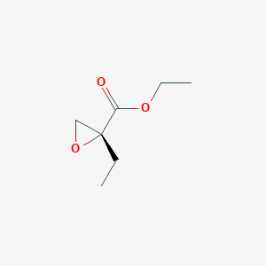 B126712 Ethyl (2R)-2-ethyloxirane-2-carboxylate CAS No. 154079-01-3