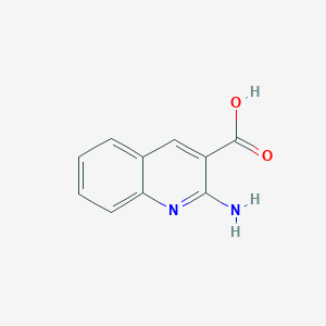 molecular formula C10H8N2O2 B1267120 2-Aminoquinoline-3-carboxylic acid CAS No. 31407-29-1