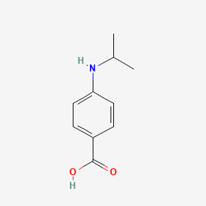 molecular formula C10H13NO2 B1267123 4-[(propan-2-yl)amino]benzoic acid CAS No. 121086-18-8
