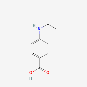 molecular formula C10H13NO2 B1267123 Benzoic acid, 4-[(1-methylethyl)amino]- CAS No. 121086-18-8