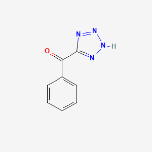molecular formula C8H6N4O B1267124 Phenyl(2h-tetrazol-5-yl)methanone CAS No. 14506-41-3