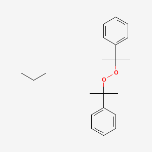 molecular formula C21H30O2 B12671269 Bis(isopropylcumyl)peroxide CAS No. 68540-63-6