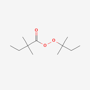 molecular formula C11H22O3 B12671289 tert-Pentyl 2,2-dimethylperoxybutyrate CAS No. 93778-67-7