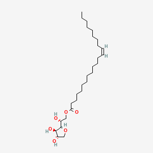 molecular formula C28H52O6 B12671324 1,4-Anhydro-D-glucitol (Z)-6-(13-docosenoate) CAS No. 94442-21-4
