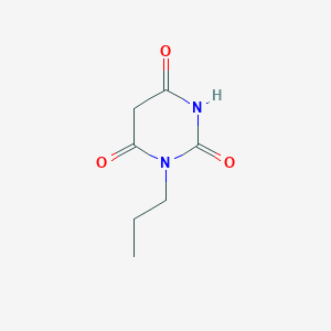 molecular formula C7H10N2O3 B1267134 1-Propyl-1,3-diazinane-2,4,6-trione CAS No. 5496-93-5