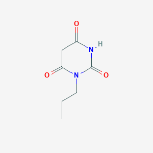 molecular formula C7H10N2O3 B1267134 1-Propylpyrimidine-2,4,6(1h,3h,5h)-trione CAS No. 5496-93-5