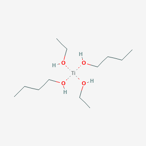 molecular formula C12H32O4Ti B12671348 Butyl ethyl titanate CAS No. 93918-90-2