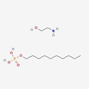 molecular formula C12H30NO5P B12671388 Einecs 297-990-1 CAS No. 93776-60-4