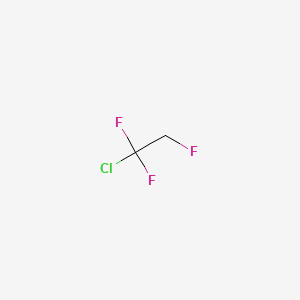 molecular formula C2H2ClF3 B12671391 1-Chloro-1,1,2-trifluoroethane CAS No. 421-04-5
