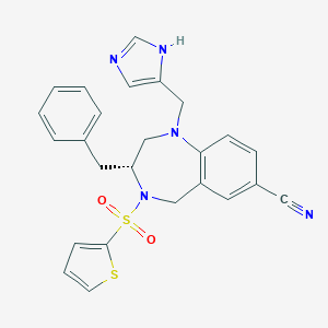 molecular formula C25H23N5O2S2 B126714 BMS-214662 CAS No. 195987-41-8