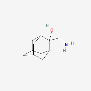 molecular formula C11H19NO B1267144 2-(Aminomethyl)adamantan-2-ol CAS No. 28529-71-7