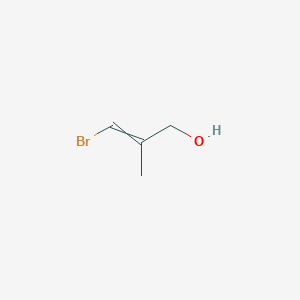 molecular formula C4H7BrO B1267149 3-Bromo-2-methylprop-2-en-1-ol 