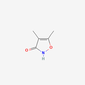 molecular formula C5H7NO2 B1267151 3-Isoxazolol, 4,5-dimethyl- CAS No. 930-83-6