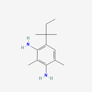 molecular formula C13H22N2 B12671532 4-(1,1-Dimethylpropyl)-2,6-dimethylbenzene-1,3-diamine CAS No. 84282-23-5