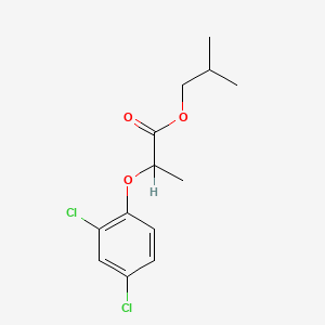 molecular formula C13H16Cl2O3 B12671545 Isobutyl 2-(2,4-dichlorophenoxy)propionate CAS No. 61961-11-3