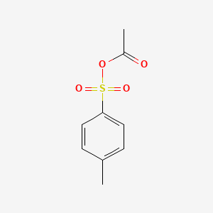 molecular formula C9H10O4S B1267157 (4-Methylphenyl)sulfonyl acetate CAS No. 26908-82-7