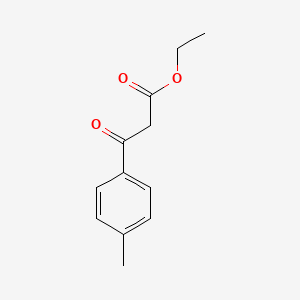 molecular formula C12H14O3 B1267160 3-(4-甲基苯基)-3-氧代丙酸乙酯 CAS No. 27835-00-3