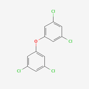molecular formula C12H6Cl4O B12671669 3,3',5,5'-Tetrachlorodiphenyl ether CAS No. 85918-34-9