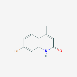 molecular formula C10H8BrNO B1267168 7-溴-4-甲基喹啉-2(1H)-酮 CAS No. 89446-51-5