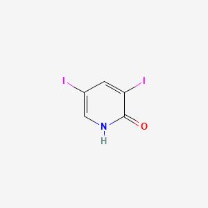 molecular formula C5H3I2NO B1267169 3,5-Diiodopyridin-2-ol CAS No. 13472-80-5