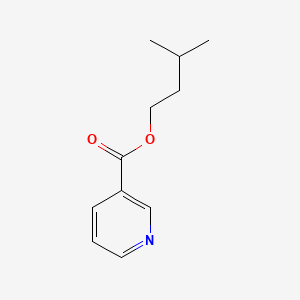 molecular formula C11H15NO2 B12671728 Isopentyl nicotinate CAS No. 50917-69-6
