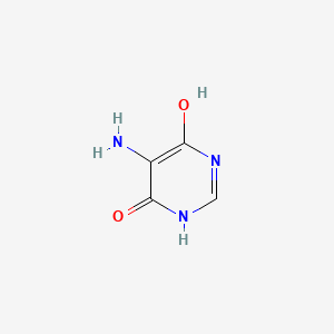molecular formula C4H5N3O2 B1267173 5-Amino-4,6-dihydroxypyrimidine CAS No. 69340-97-2