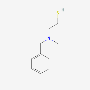 molecular formula C10H15NS B1267174 2-[Benzyl(methyl)amino]ethane-1-thiol CAS No. 38025-52-4