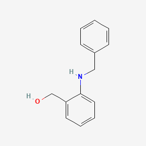 molecular formula C14H15NO B1267176 [2-(Benzylamino)phenyl]methanol CAS No. 1722-07-2