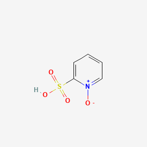 molecular formula C5H5NO4S B12671797 1-oxidopyridin-1-ium-2-sulfonic acid CAS No. 28789-68-6
