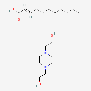 molecular formula C19H38N2O4 B12671827 Einecs 299-427-5 CAS No. 93882-29-2