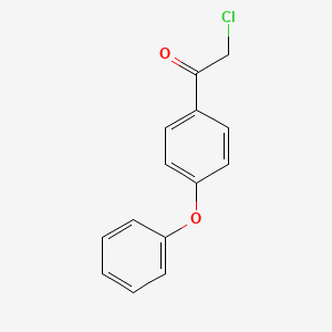 molecular formula C14H11ClO2 B1267187 2-Chloro-1-(4-phenoxyphenyl)ethanone CAS No. 13075-63-3