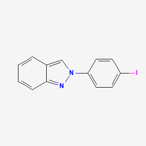 molecular formula C13H9IN2 B12671881 2H-Indazole, 2-(4-iodophenyl)- CAS No. 81265-91-0